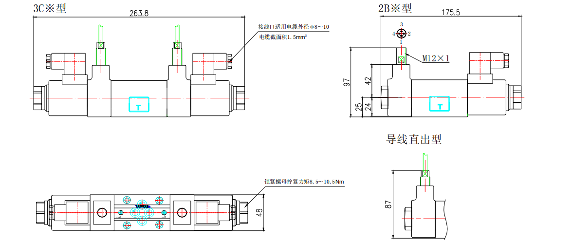 DSG-01-S※(安装面符合IS04401-AB-03-4-A 标准)