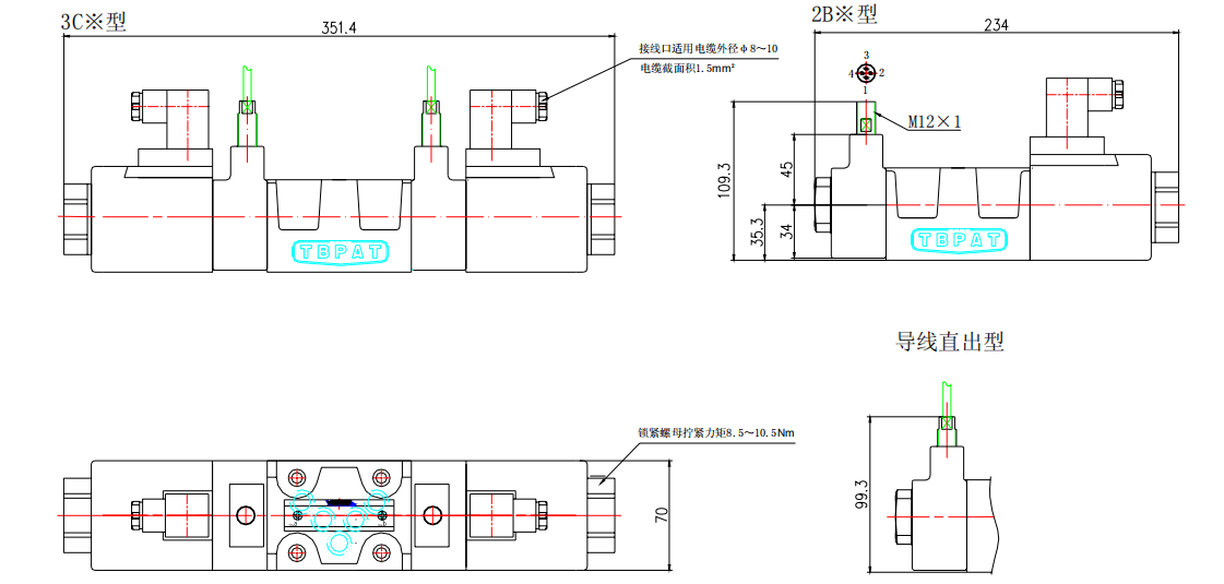 DSG-03-S※ (安装面符合IS04401-AC-05- -4-A标准)